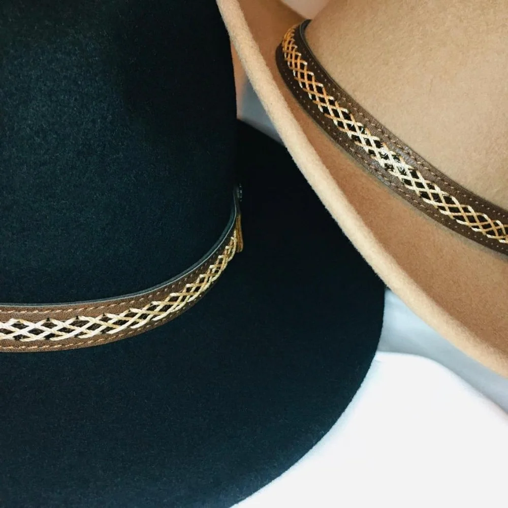 Fedora Hats Light Brown or Black